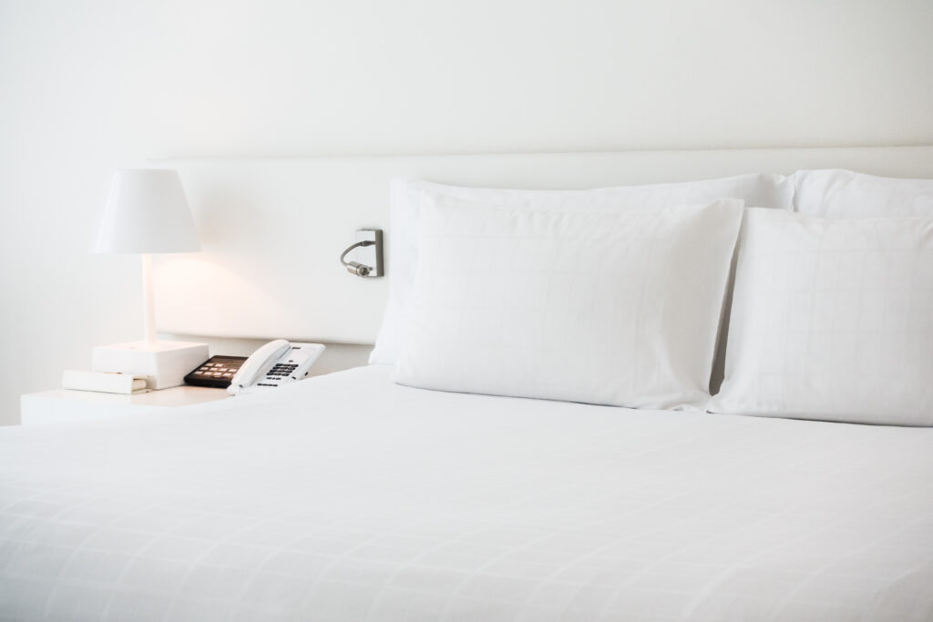 Spacious and cozy queen room at City Center Downtown Motel in Phoenix