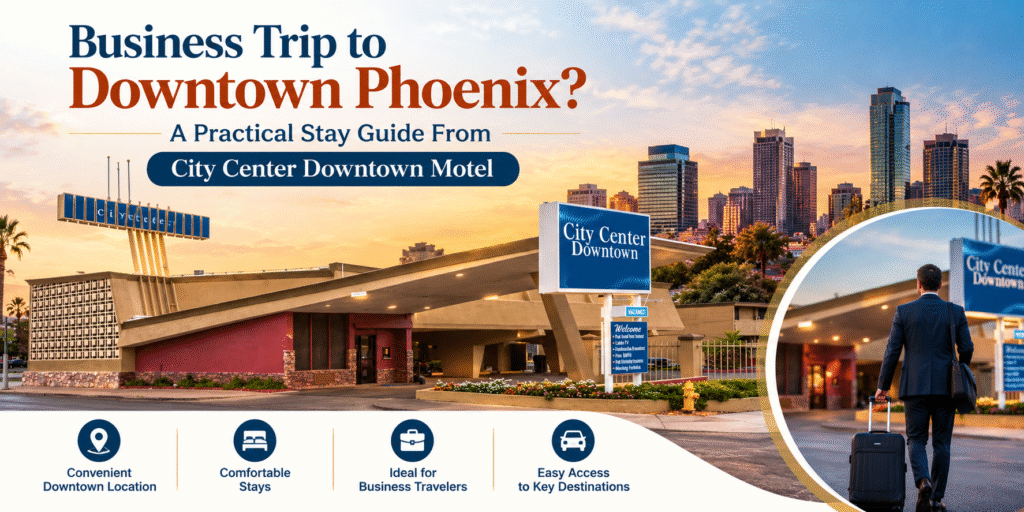 Business hotel in downtown Phoenix: City Center Downtown at 600 W. Van Buren St.